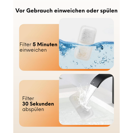 4-Pack Ersatzfilter für Katzenbrunnen