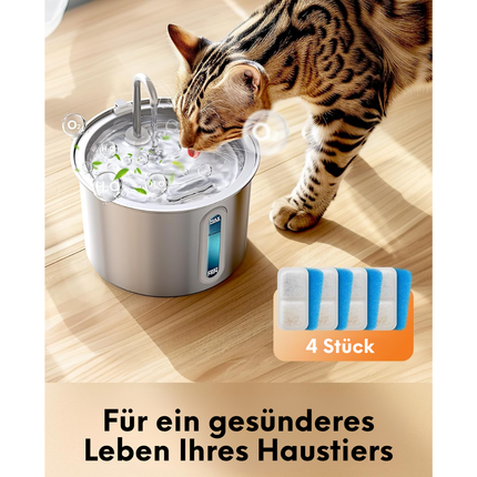 4-Pack Ersatzfilter für Katzenbrunnen