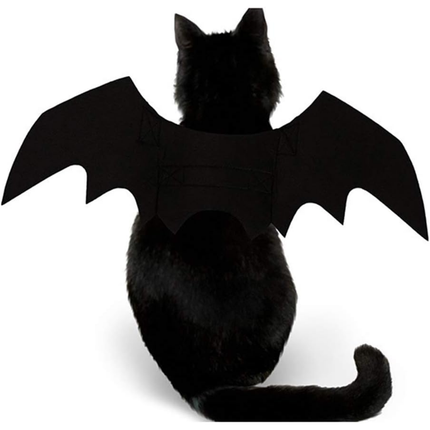 Fledermauskostüm für Katzen – perfekt für Halloweenpartys