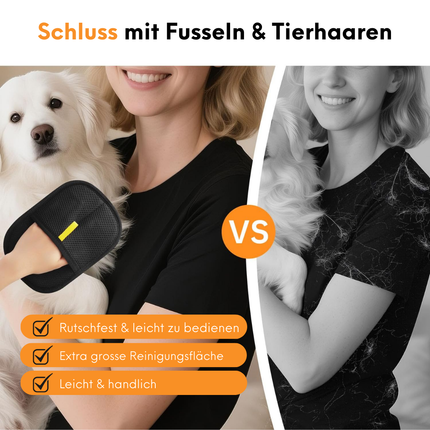 2 Stück Tierhaarentferner Handschuh