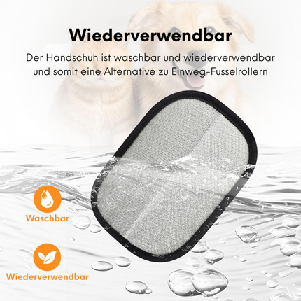 2 Stück Tierhaarentferner Handschuh