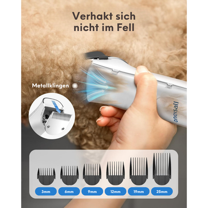 Hundeschermaschine mit Staubsauger Trockner