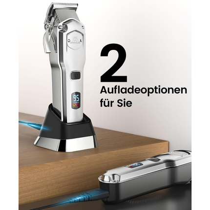 Leise Hundeschermaschine mit Metall-Fรผhrungskamm