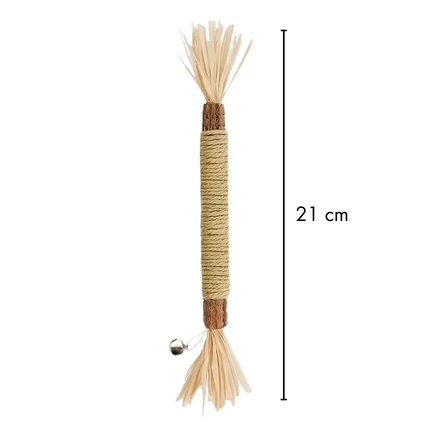 4 Stück Matatabi-Sticks mit Fransen