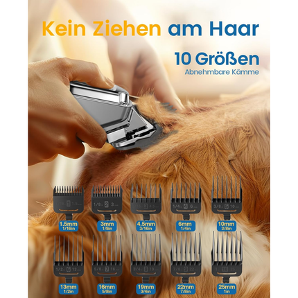 Leise Hundeschermaschine dichtes fell