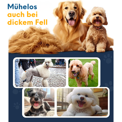 Leise Hundeschermaschine dichtes fell