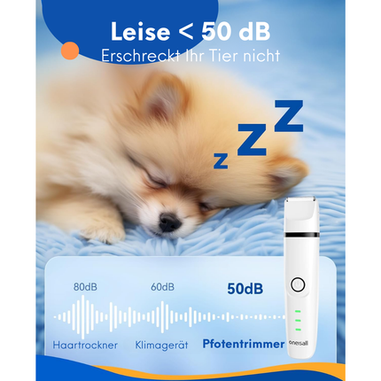 4in1 Leise Schermaschine Hund Katze