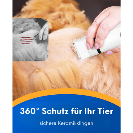 4in1 Leise Schermaschine Hund Katze