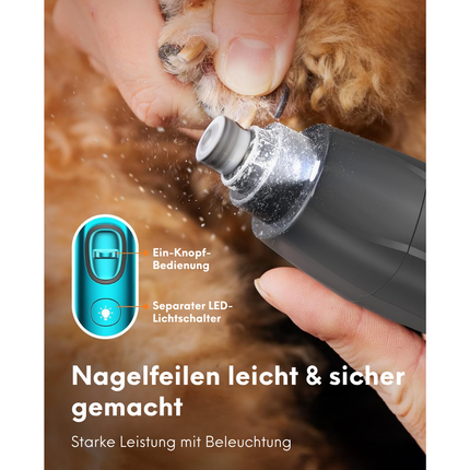 4in1 Leise Schermaschine Hund Katze mit LED-Licht