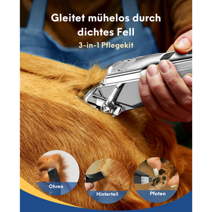 3 in 1 Hundeschermaschine dickes/dichtes Fell