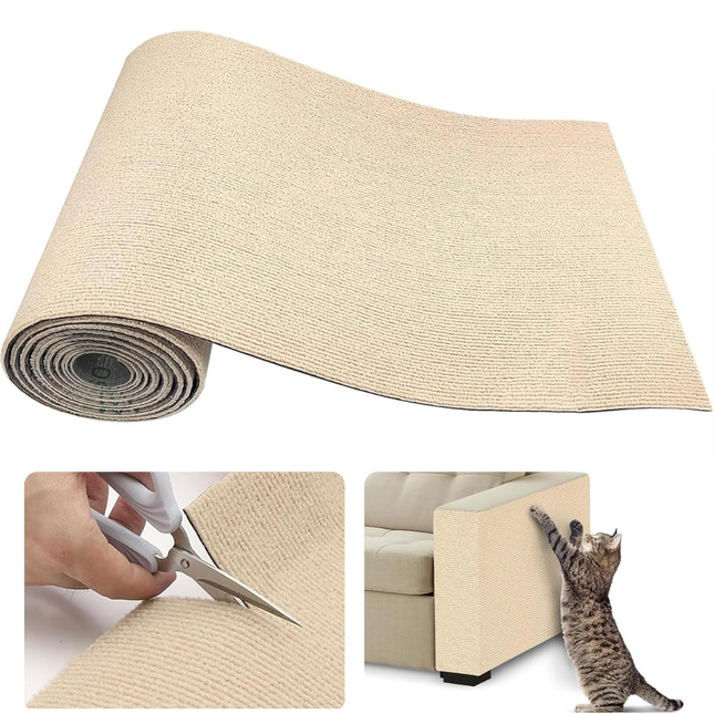 Selbstklebende Kratzmatte (Beige)