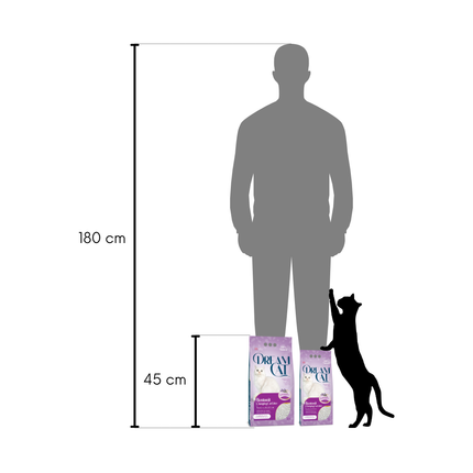 (4 x 5L) Dream Cat Katzenstreu mit Lavandelduft- Feine Klumpstreu aus Bentonit, 20L