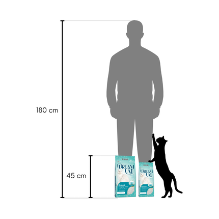 (2 x 10L) Dream Cat Katzenstreu mit Marseille Seifenduft- Feine Klumpstreu aus Bentonit, 20L