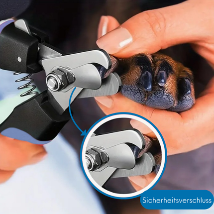 Krallenschere für Hunde und Katzen – Sicherheits-Tiernagelschneider Set