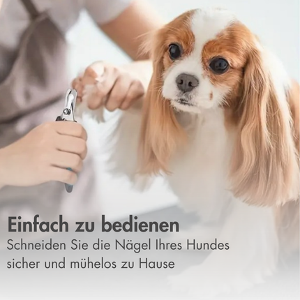 Krallenschere für Hunde und Katzen – Sicherheits-Tiernagelschneider Set