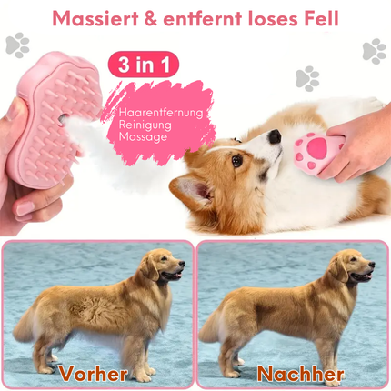 Dampfbürste Katze