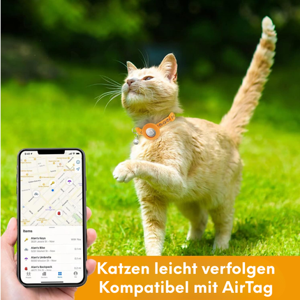 2er Pack Airtag Katzenhalsband