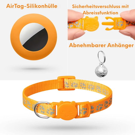 2er Pack Airtag Katzenhalsband