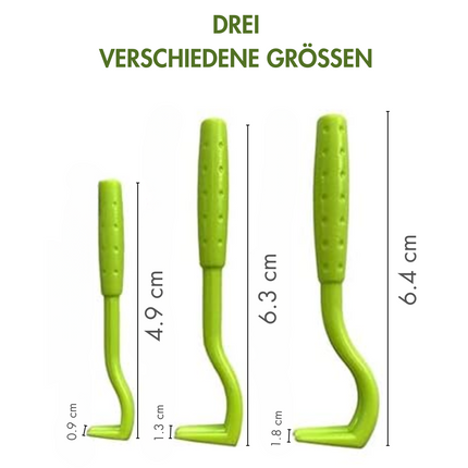 3er Set Zeckenhaken