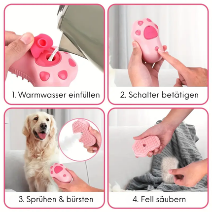 Dampfbürste Katze
