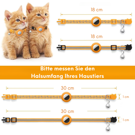 2er Pack Airtag Katzenhalsband