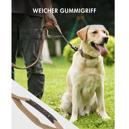 Hundeleine mit Sicherheitsgurt, Red