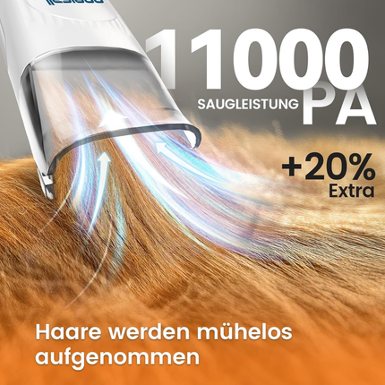 Hundeschermaschine mit Staubsauger
