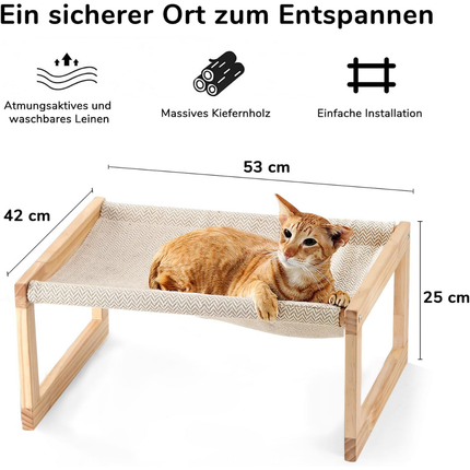 Katzenbett und Hundebett Erhöht