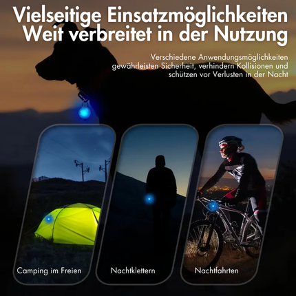 Hunde Sicherheits Blinklicht Clip-On LED