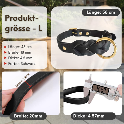 Leder Hundehalsband