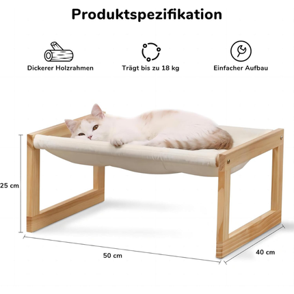 Katzenbett und Hundebett Erhöht