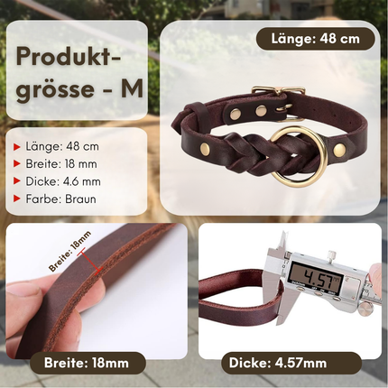 Leder Hundehalsband