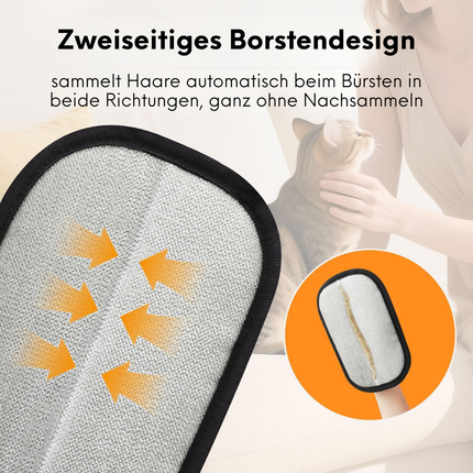 2 Stück Tierhaarentferner Handschuh