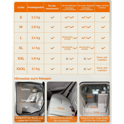 Hundebox faltbar, Transportbox Hund, L