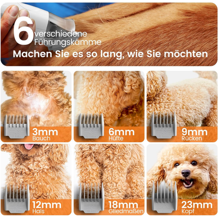 Hundeschermaschine mit Staubsauger