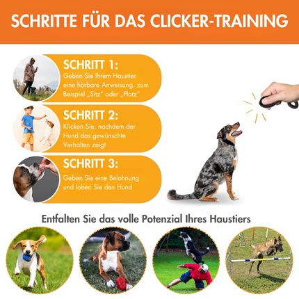 Trainings-Clicker mit Handschlaufe