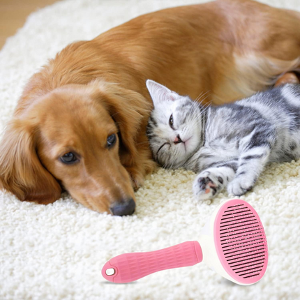 Hundebürste Katzenbürste, Pink