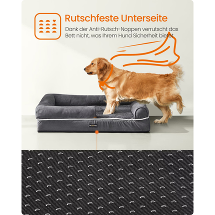 Orthopädisches Hundebett, 106 x 71 x 18 cm
