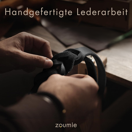 Leder Hundeleine und Halsband Set