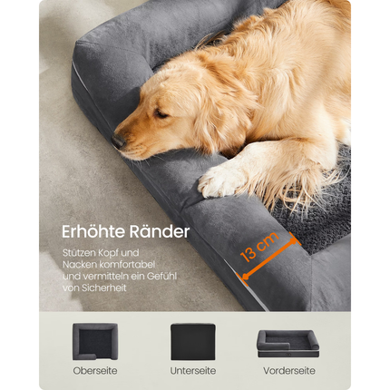 Orthopädisches Hundebett, 106 x 71 x 18 cm