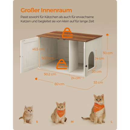 Katzenhaus, Vintageweiss
