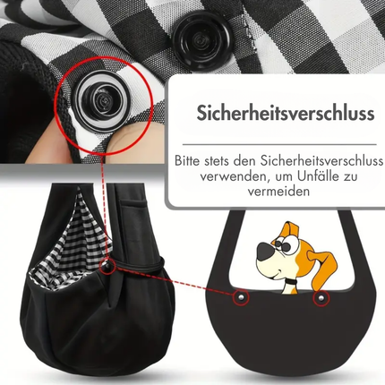 Hundetragetasche, Black