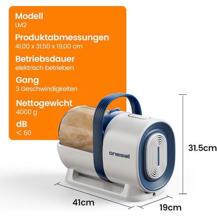 Hundeschermaschine mit Staubsauger