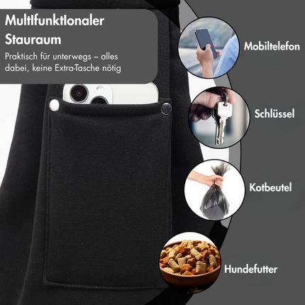 Hundetragetasche, Black