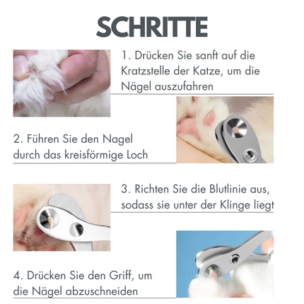 Krallenschere Katzen Schere für Anfänger toll geeigne