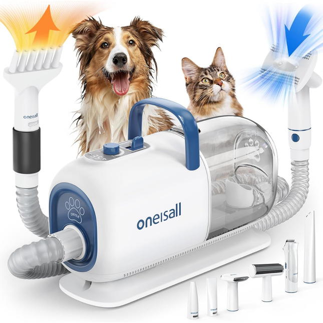 Hundeschermaschine mit Staubsauger Trockner