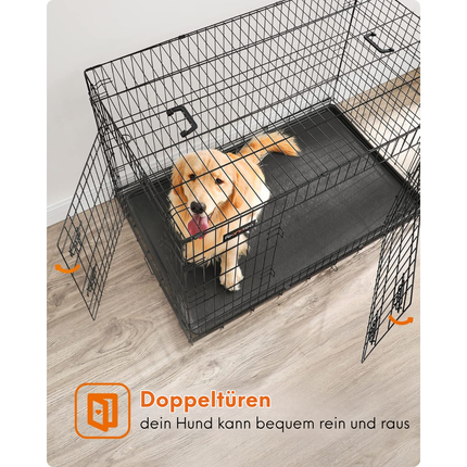 Hundekäfig, 122 x 75 x 81 cm
