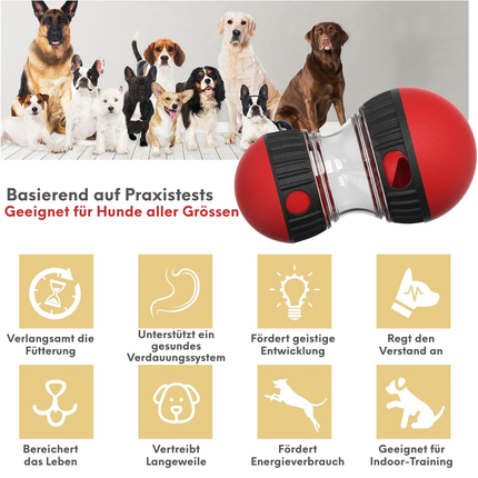 Interaktives Hundespielzeug, Futterball