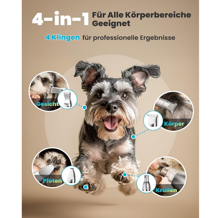 4 in 1 Hundeschermaschine Set