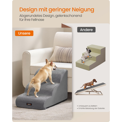 Hundetreppe, 3 Stufen